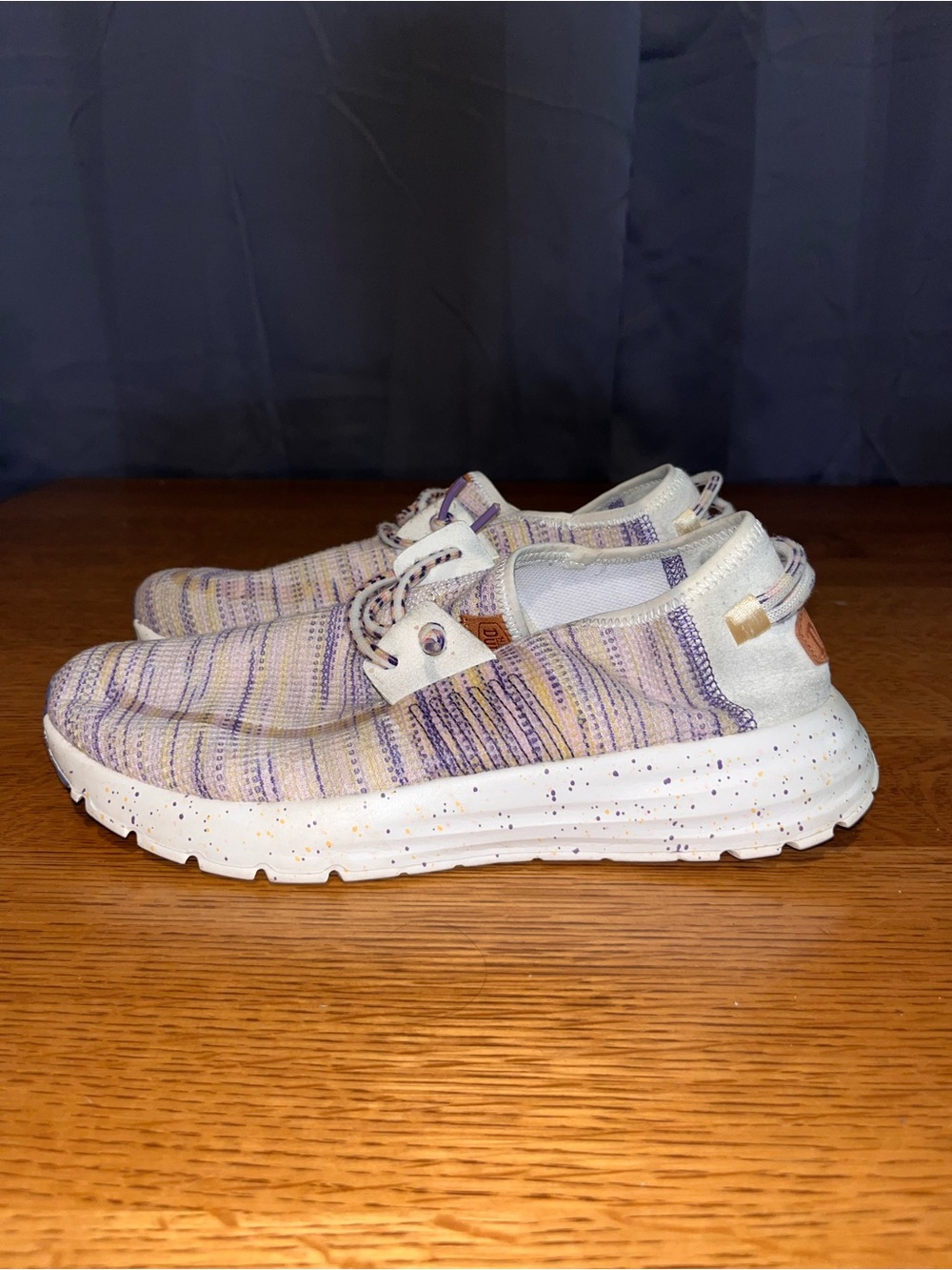 Hey Dude Women's Sneakers Shoes Egret Multicolor Sirocco W Knit Size 9